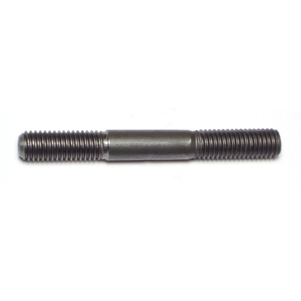 Midwest Fastener Double-End Threaded Stud, 10mm Thread to 85mm Thread, 85 mm, Steel, Plain, 5 PK 72946
